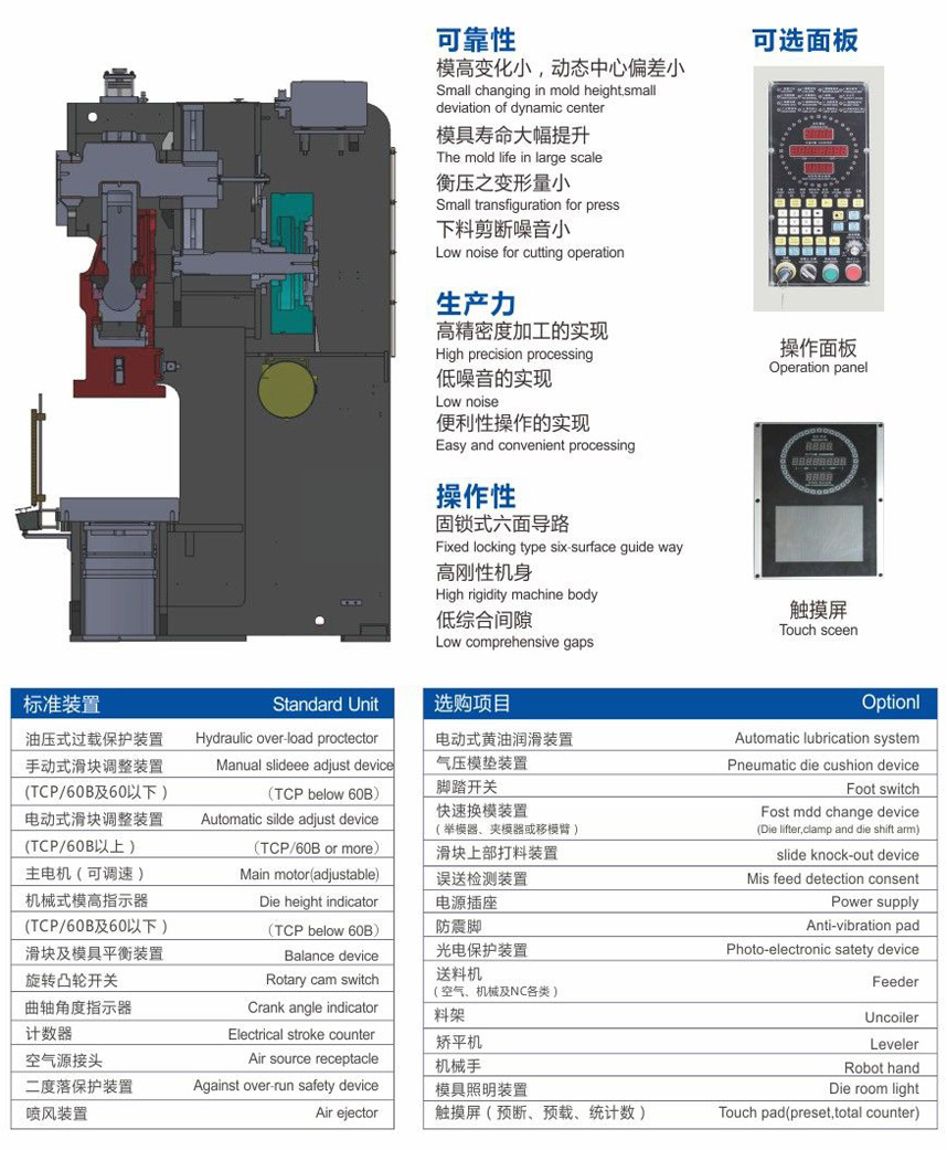 HW-高精密強力鋼架沖床